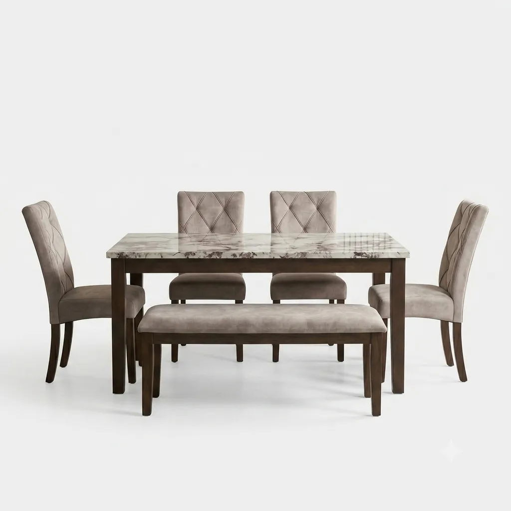 Fablo Dining Set with Bench from 401 Furniture