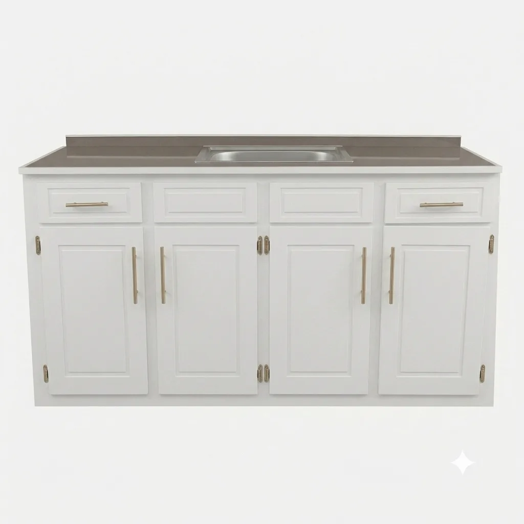 6 ft Kitchen Sink Cabinet from 401 Furniture