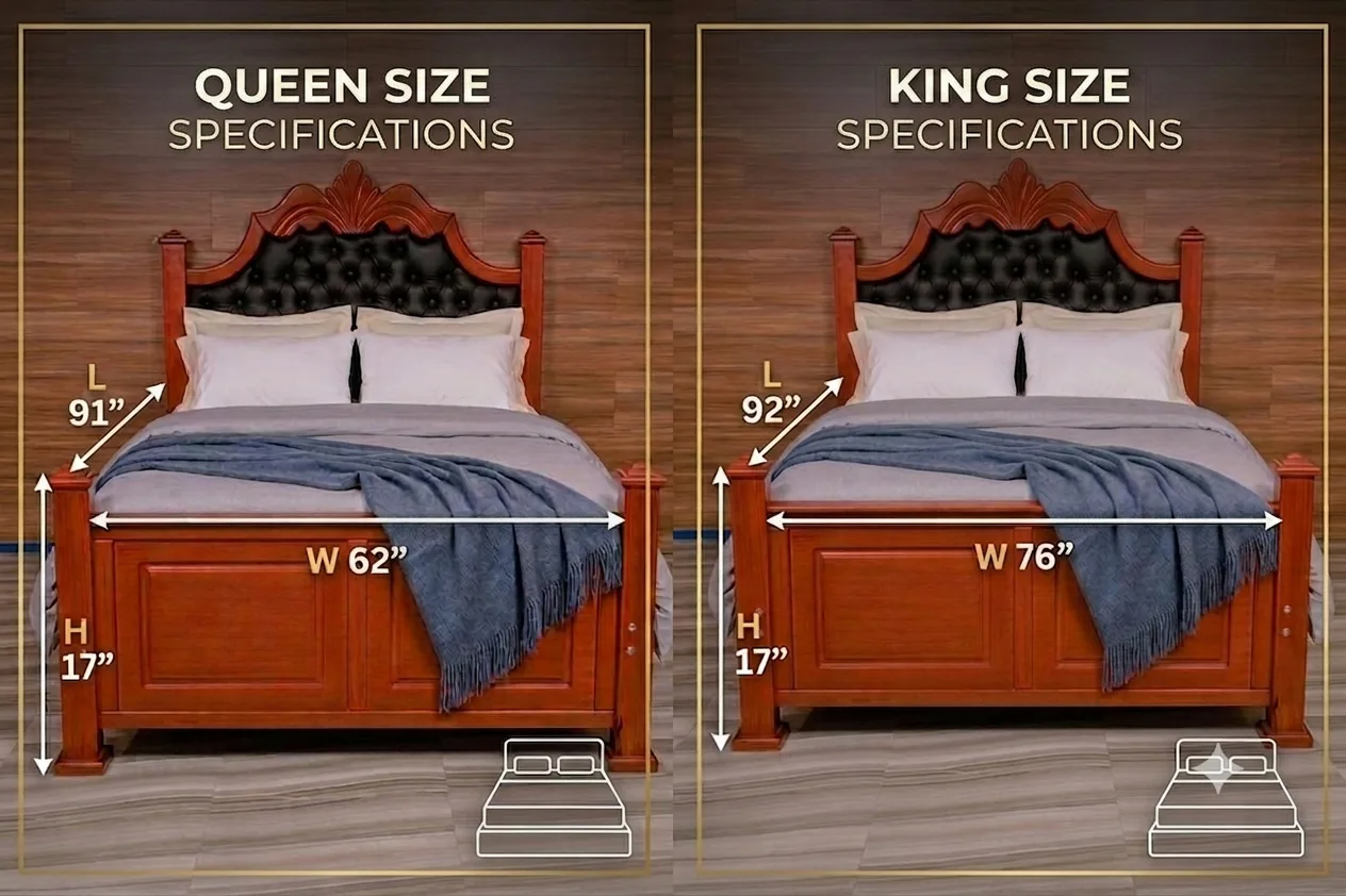 Measurements for Crown Upholstery Bed