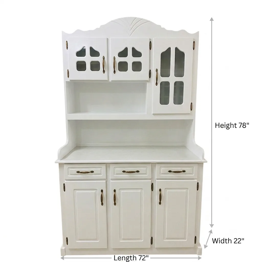 Measurements for 4 ft Top & Bottom Kitchen Cupboard