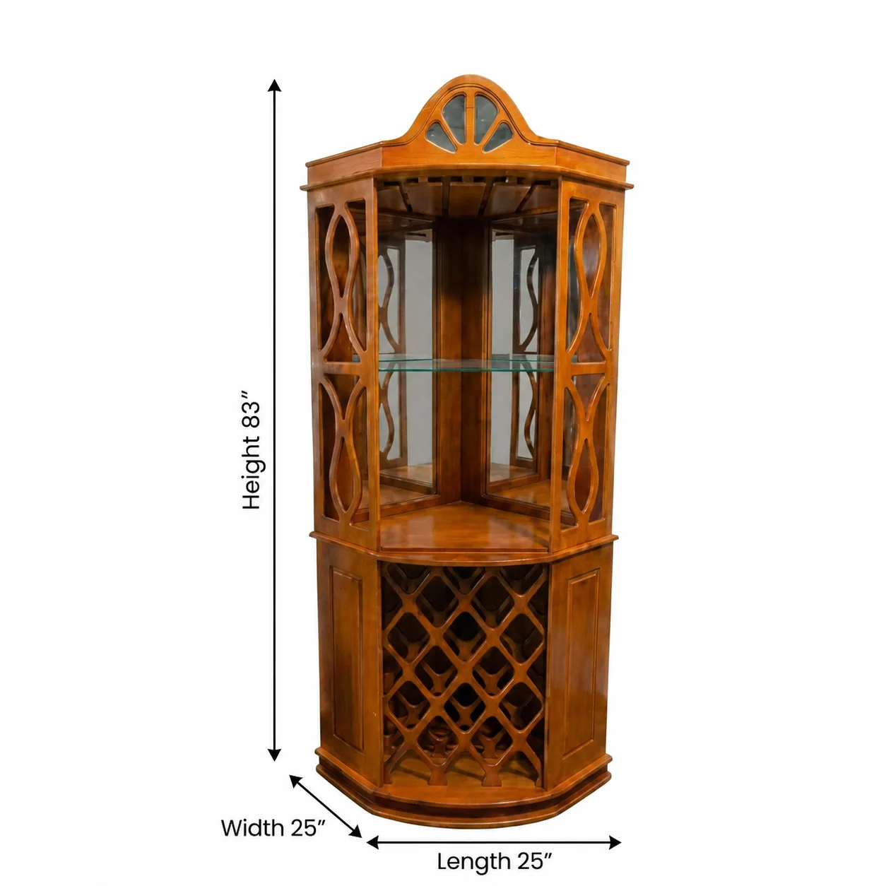 Measurements for Wine Bar / Corner Display Cabinet